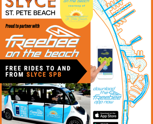 SLYCE SPB partners with Freebee on the Beach